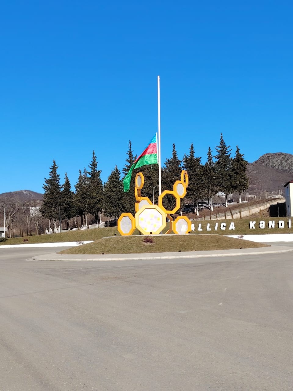 Xankəndi, Xocalı və Ağdərədə bayraqlar endirildi - FOTOLAR